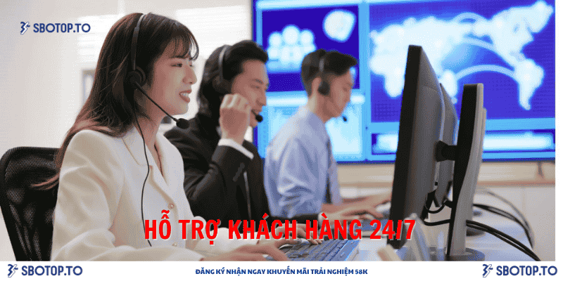 Hỗ trợ khách hàng chuyên nghiệp, hỗ trợ 24/7